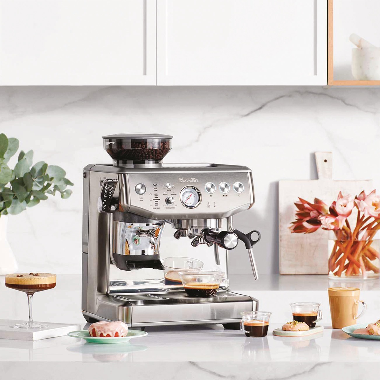 Breville the Barista Express Impress Espresso Machine thumbnail 5
