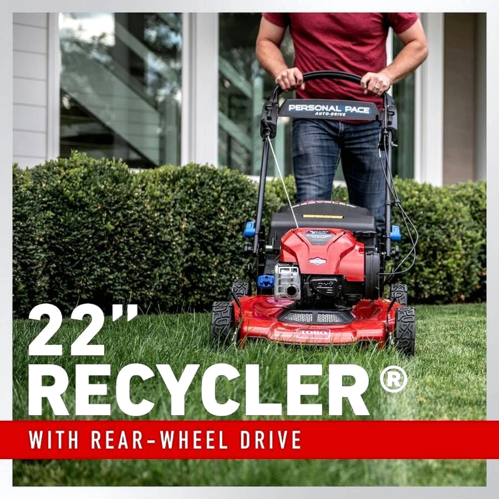 Toro 22″ Recycler Personal Pace Self-Propelled Gas Lawn Mower Model 21462 thumbnail 2