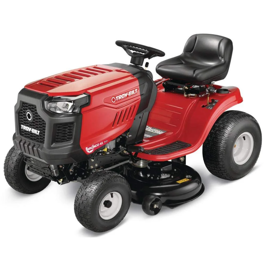 Troy-Bilt Bronco 42-Inch 19 HP Automatic Drive Gas Riding Lawn Tractor - Image 1